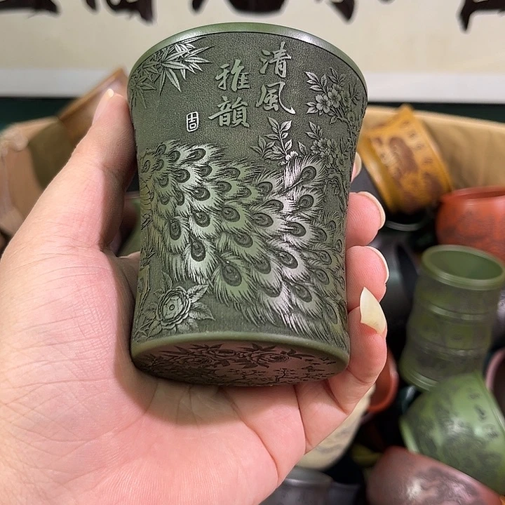 茶杯紫砂全手工紫砂主人杯