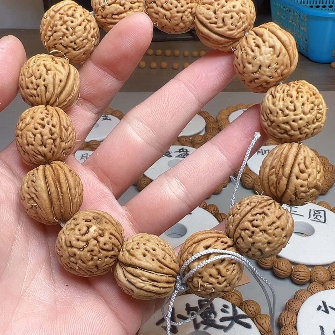桃核手串2.1蚂蚁满纹