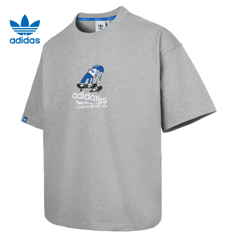 adidas Originals阿迪达斯三叶草男子针织运动短T恤JI6312