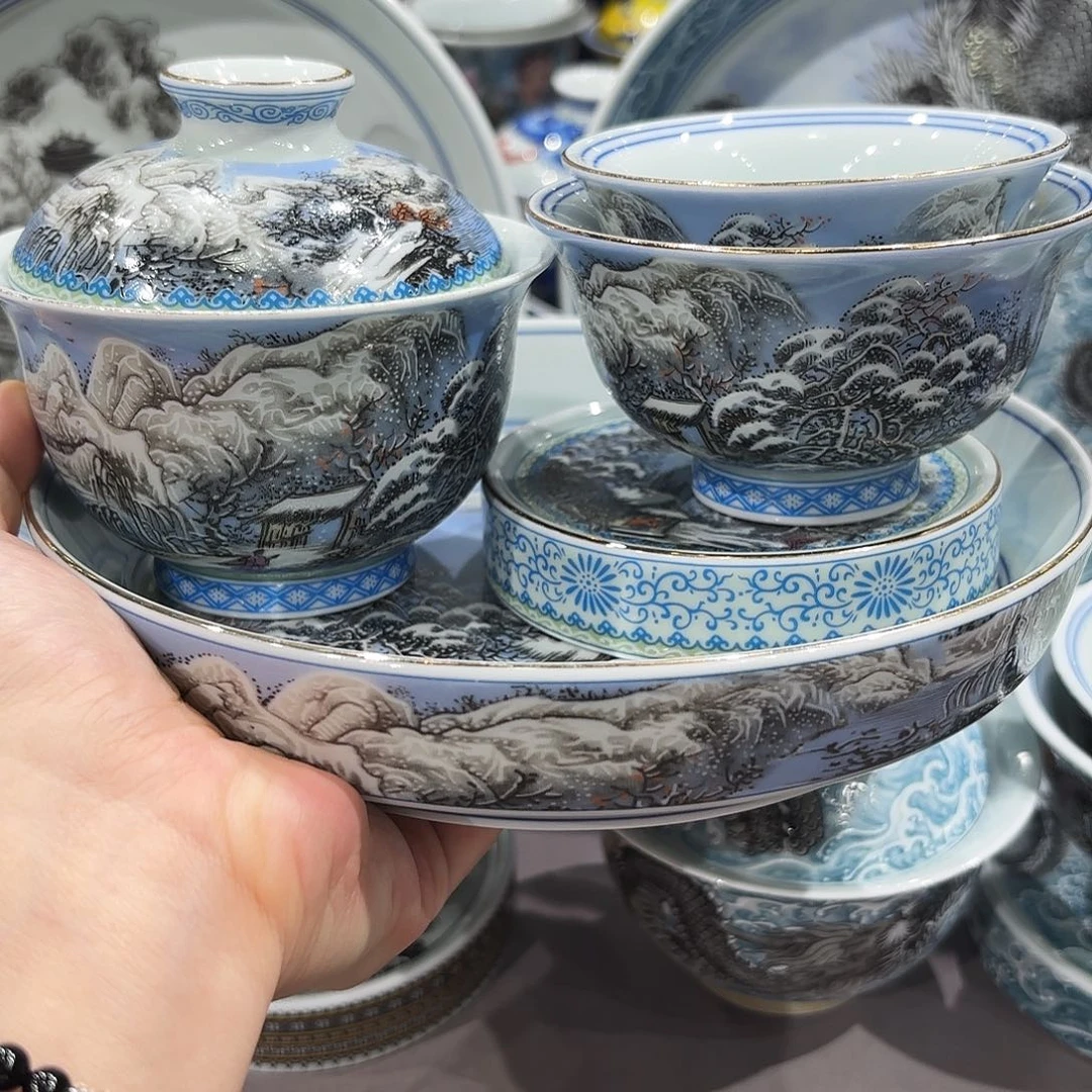 瓷片景德镇瓷器精品展示