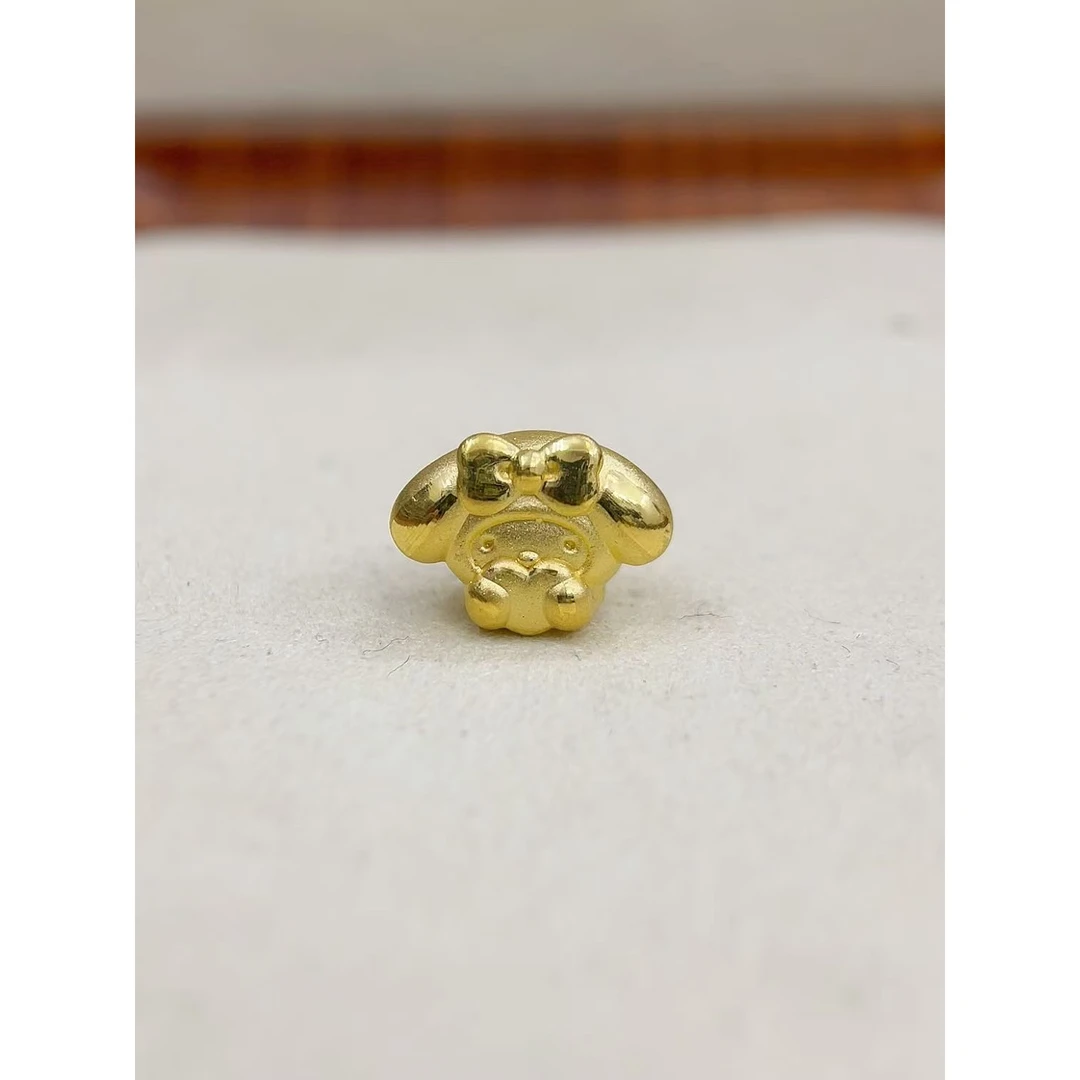 水贝黄金足金999素金爱心美乐蒂DP1985