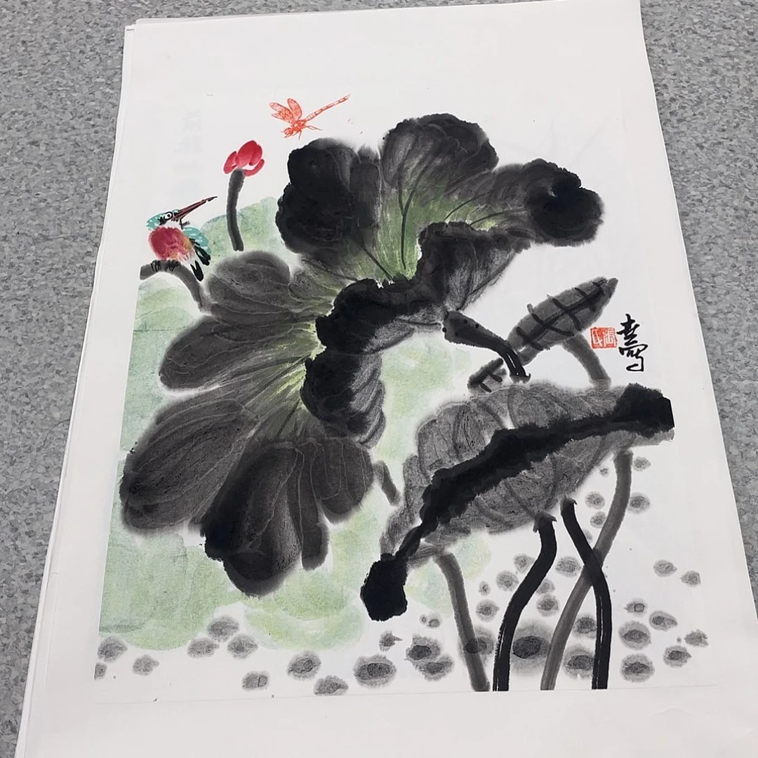 国画1.4平尺国画作品
