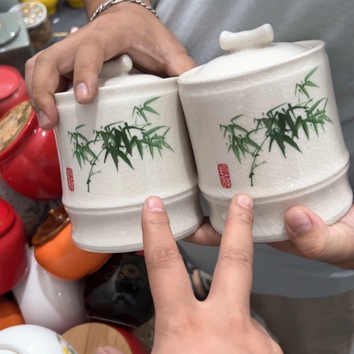 瑕疵福利品陶瓷茶叶罐