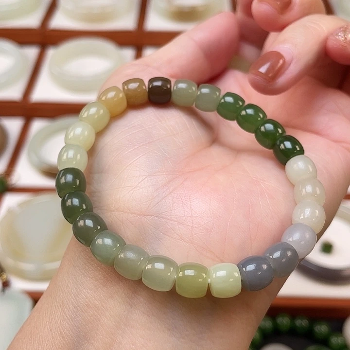 和田玉未镶嵌手串