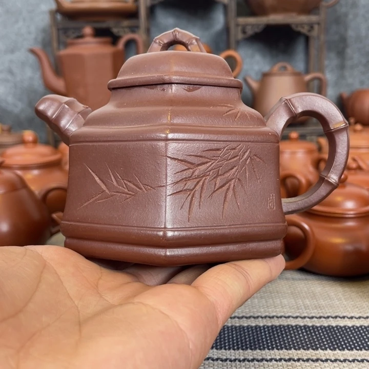 紫砂茶壶浮*紫砂壶是