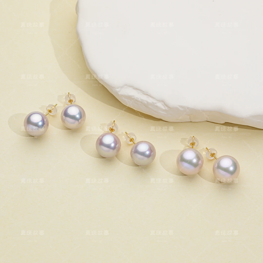 【曼塔玫瑰】爆大点位珍珠耳钉 12-13mm S925银（多样性发一）X983