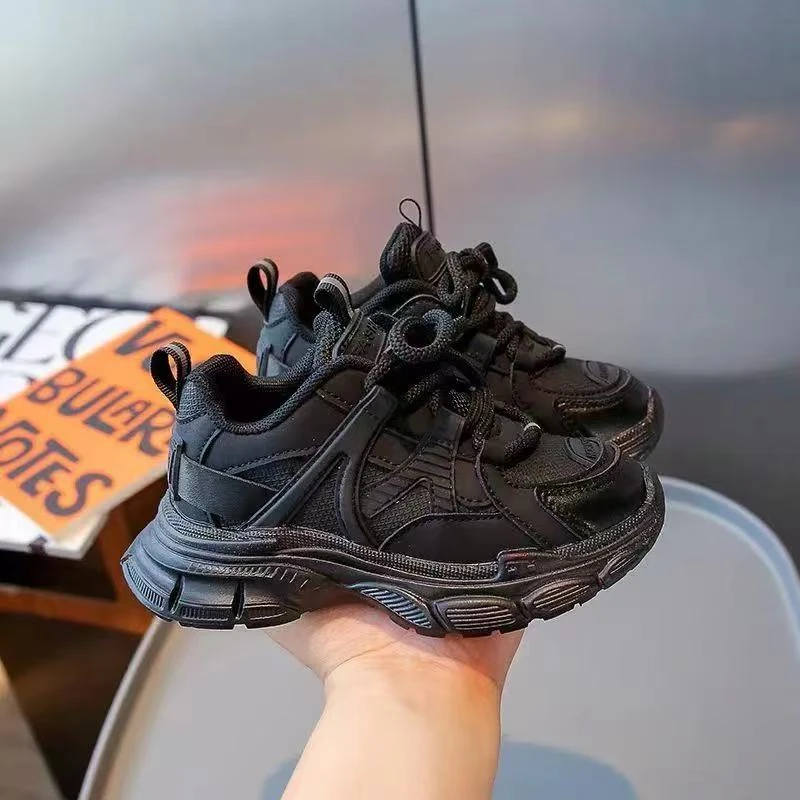 童鞋老爹鞋2024年秋款新款儿童鞋子透气运动鞋中大童炸街跑步鞋