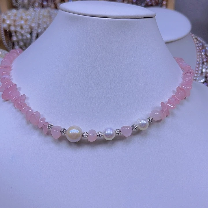 淡水珍珠手绳合金