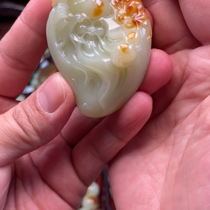 岫岩河磨玉（透闪石质玉）未镶嵌挂件
