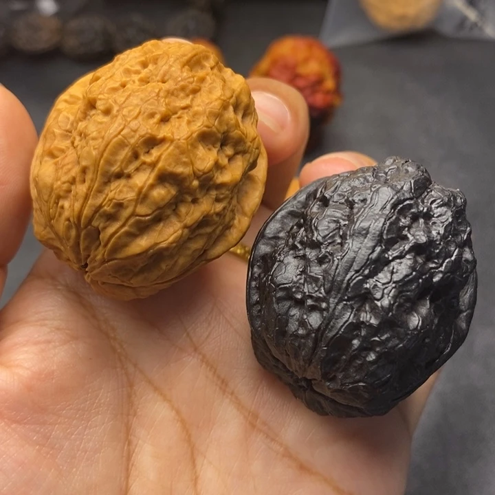 把件文玩核桃42尺金蟾王