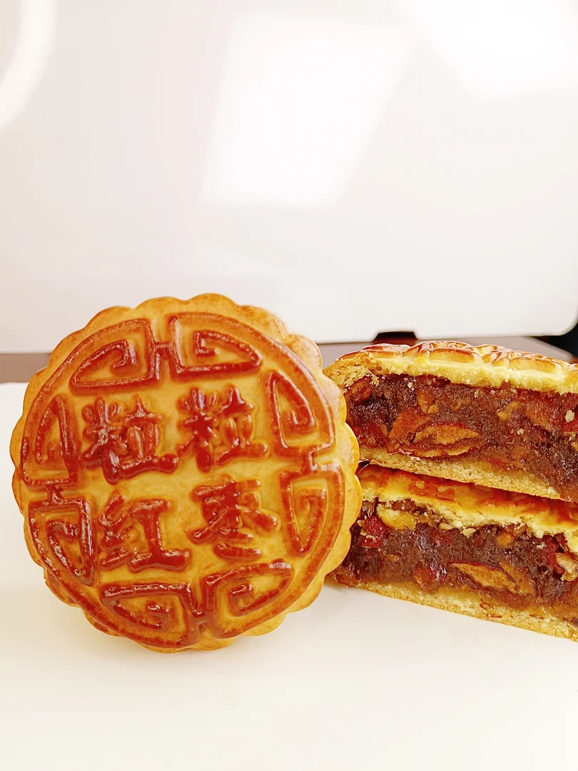 刘玉华粒粒红枣月饼【2枚250克】