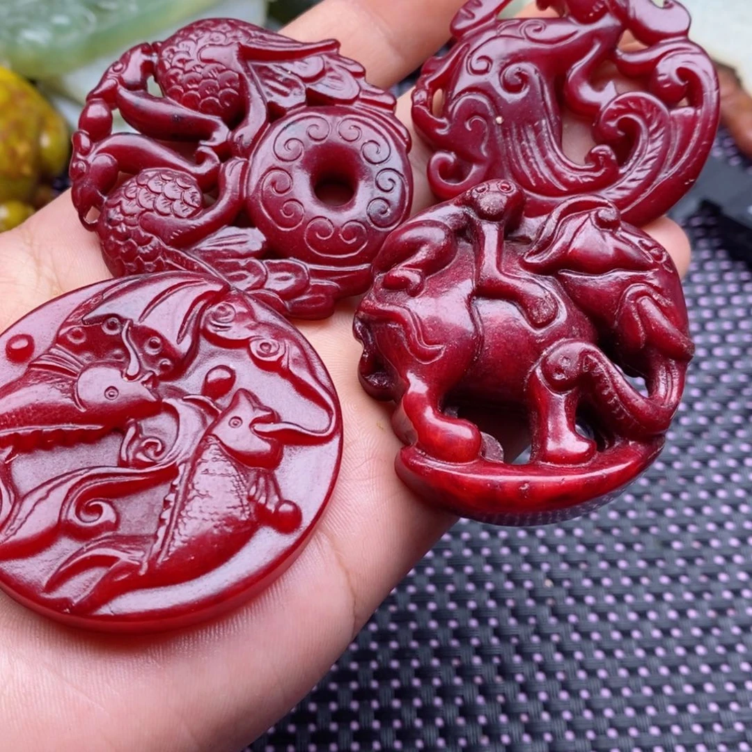蛇纹石玉颈饰未镶嵌淡*