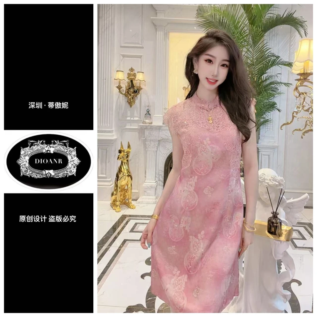『蒂傲妮DIOANR』X 26583 NS 私人订制重工福禄旗袍