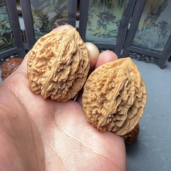 吊坠文玩核桃龙脊36