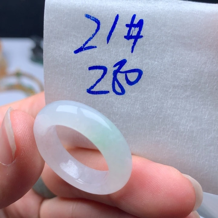 用***7未镶嵌戒指翡翠戒圈