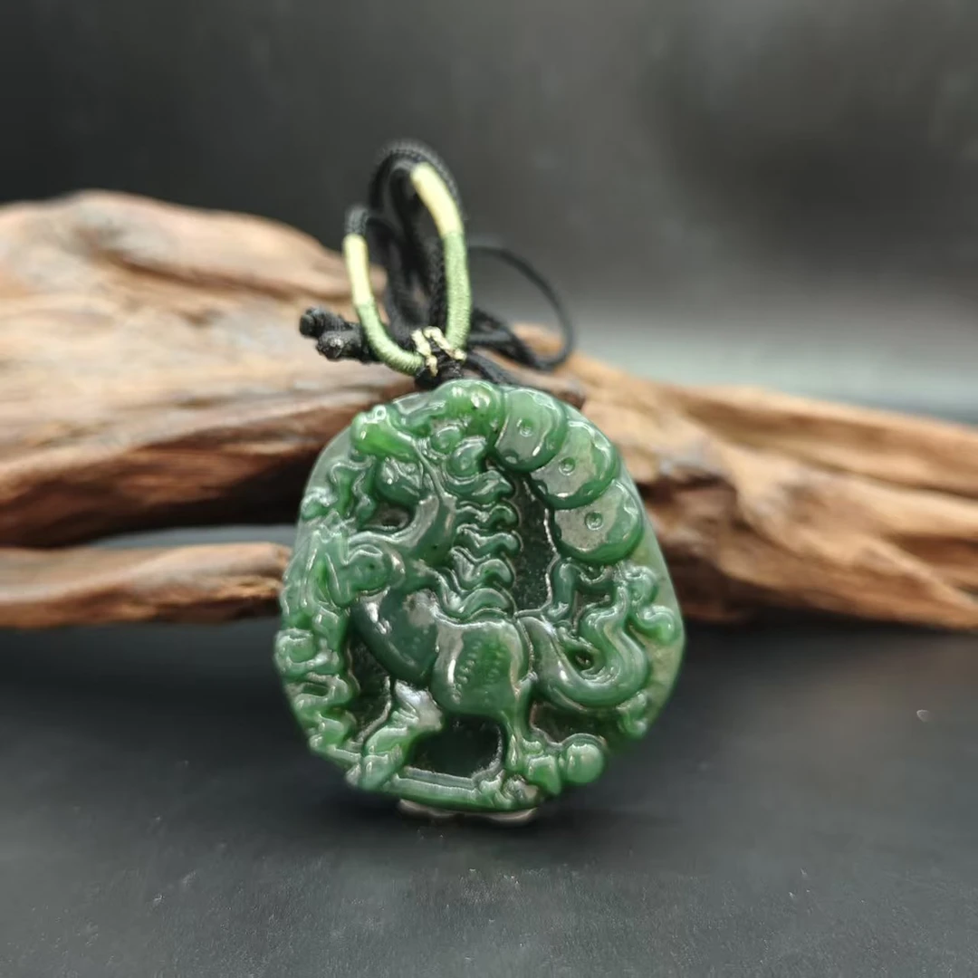 Z和田玉马到成功吊坠0332