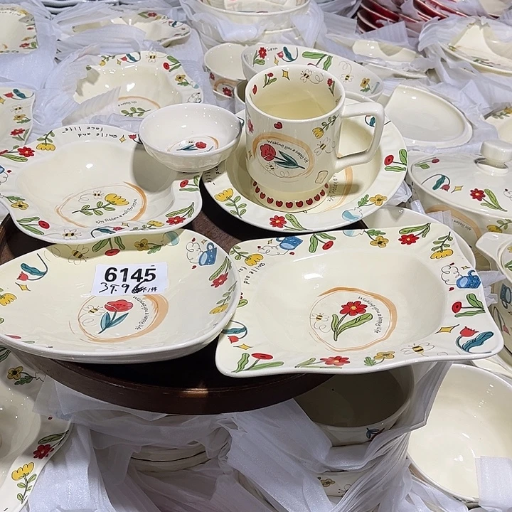 瓷微瑕外贸餐具6145