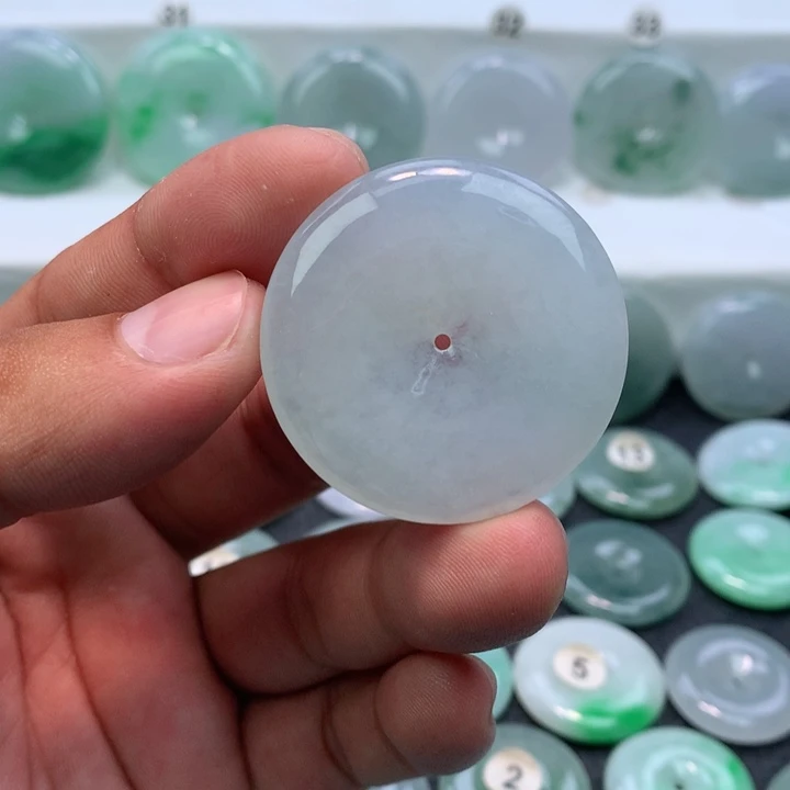 颈饰未镶嵌翡翠缅甸天然A货翡翠38.6-6,2