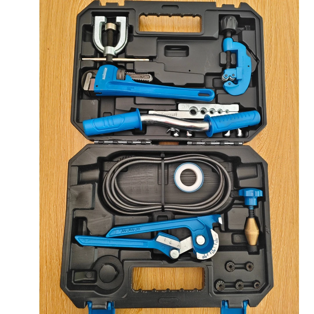 库存  管道水暖工具套装 （通管道 打孔 割管 折弯 扩口...）