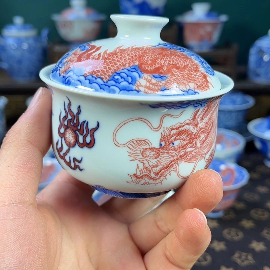 瓷片自成堂景德镇手工手绘