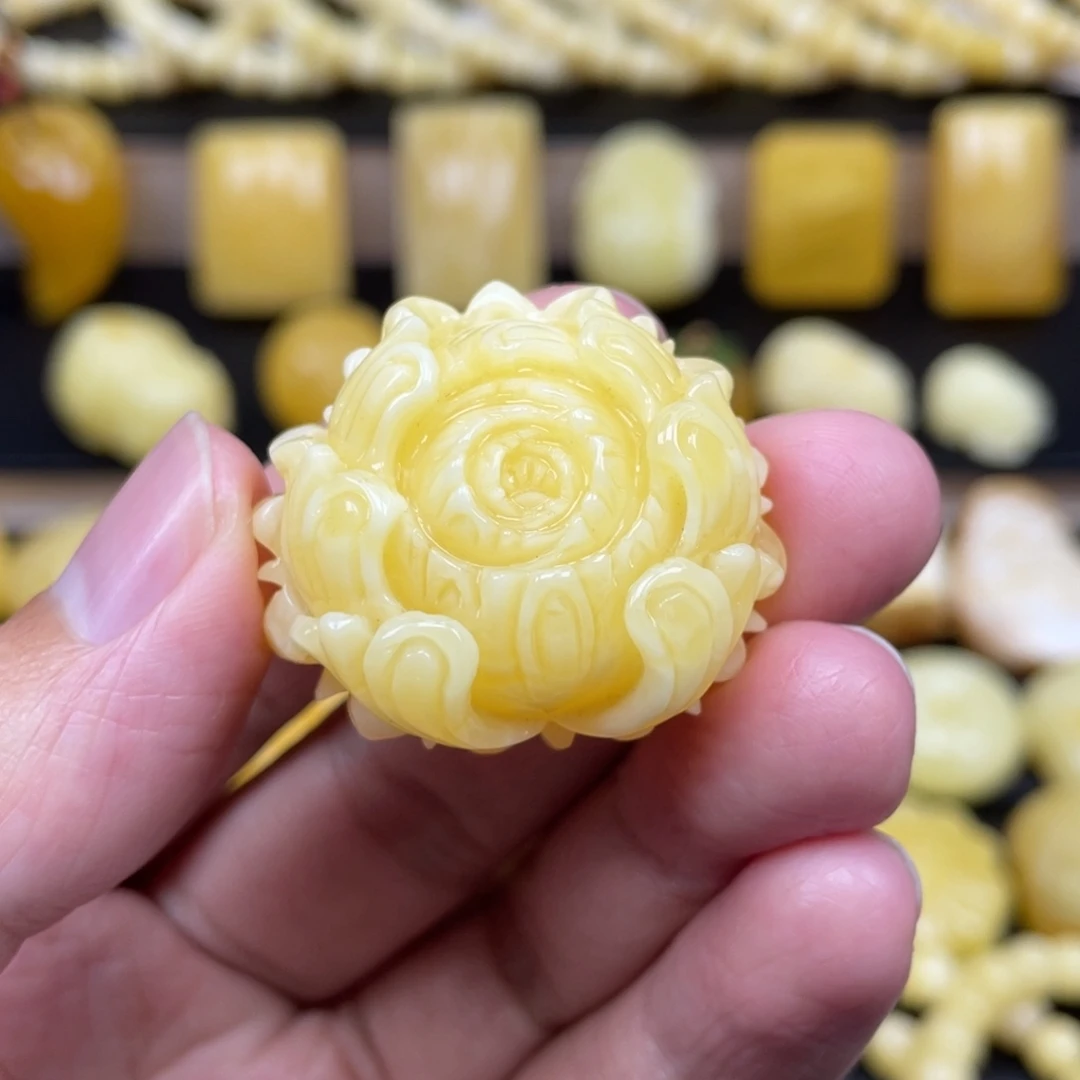 琥珀未镶嵌裸石琥珀蜜蜡