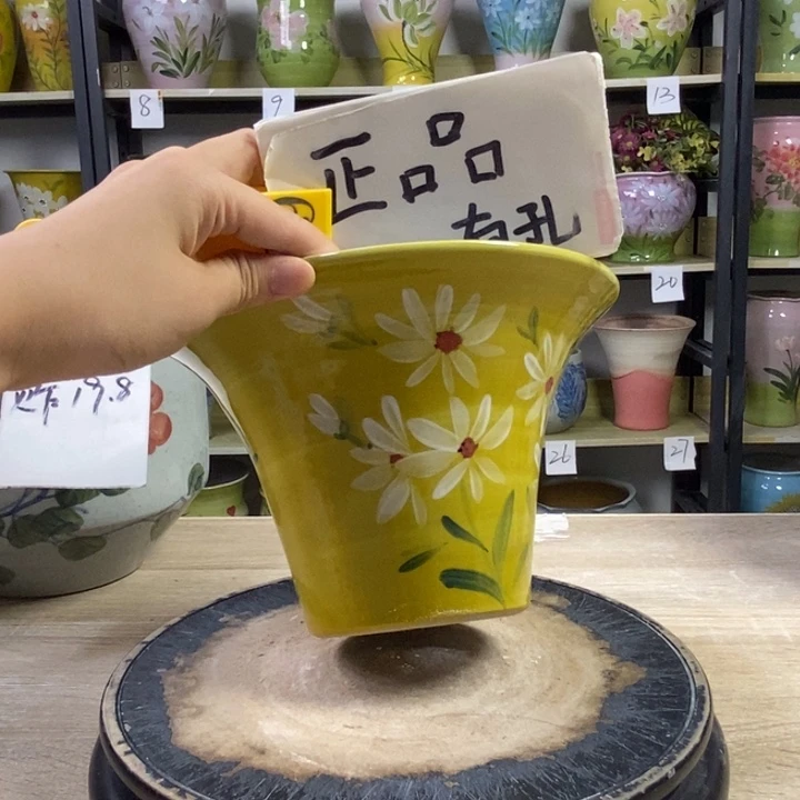 景德镇高温陶瓷花盆