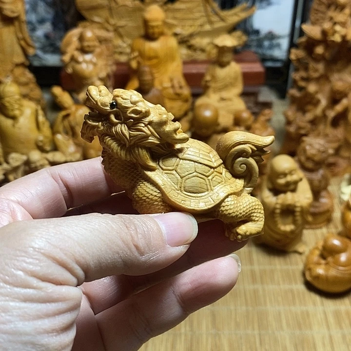 柏木（崖柏）龙龟把件