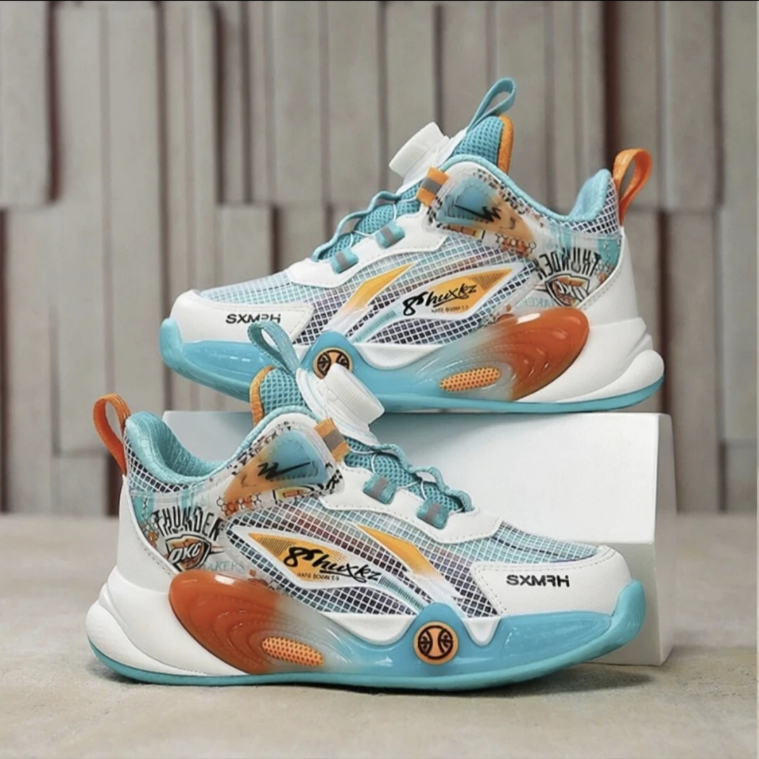 童鞋15371儿童时尚潮流运动鞋男女童篮球鞋