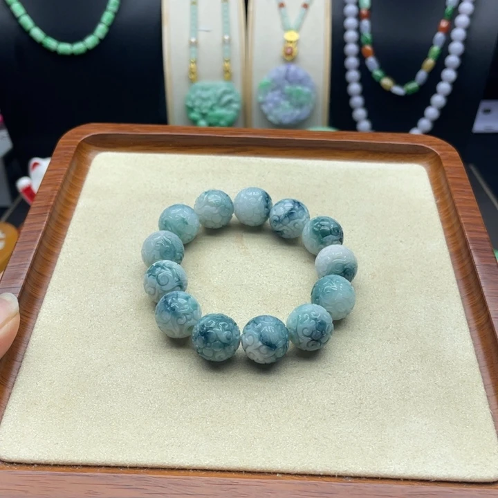 金***哥翡翠未镶嵌手链翡翠手串