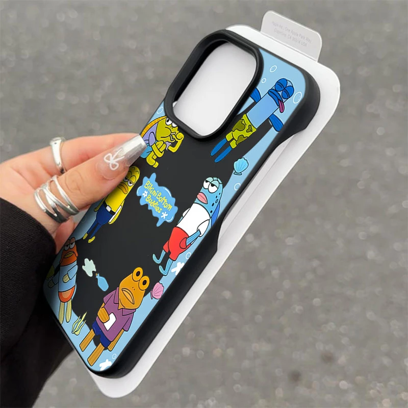 比奇堡小丑鱼半包软适用苹果16/15promax手机壳iphone14/12/11/13