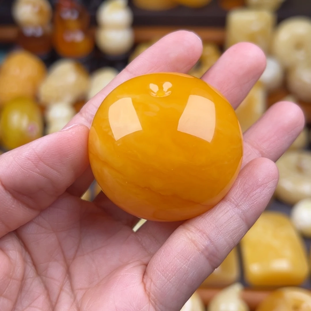 琥珀颈饰未镶嵌纯天然琥珀蜜蜡无优化