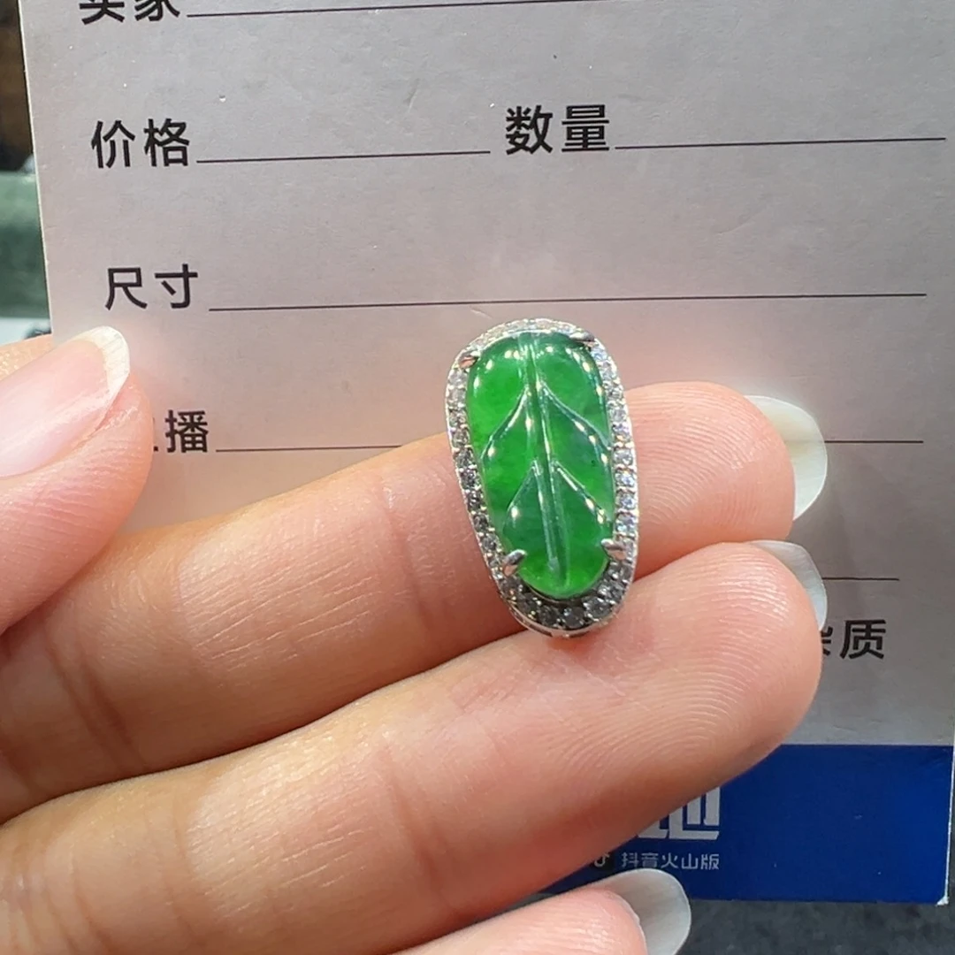 翡翠未镶嵌颈饰8776