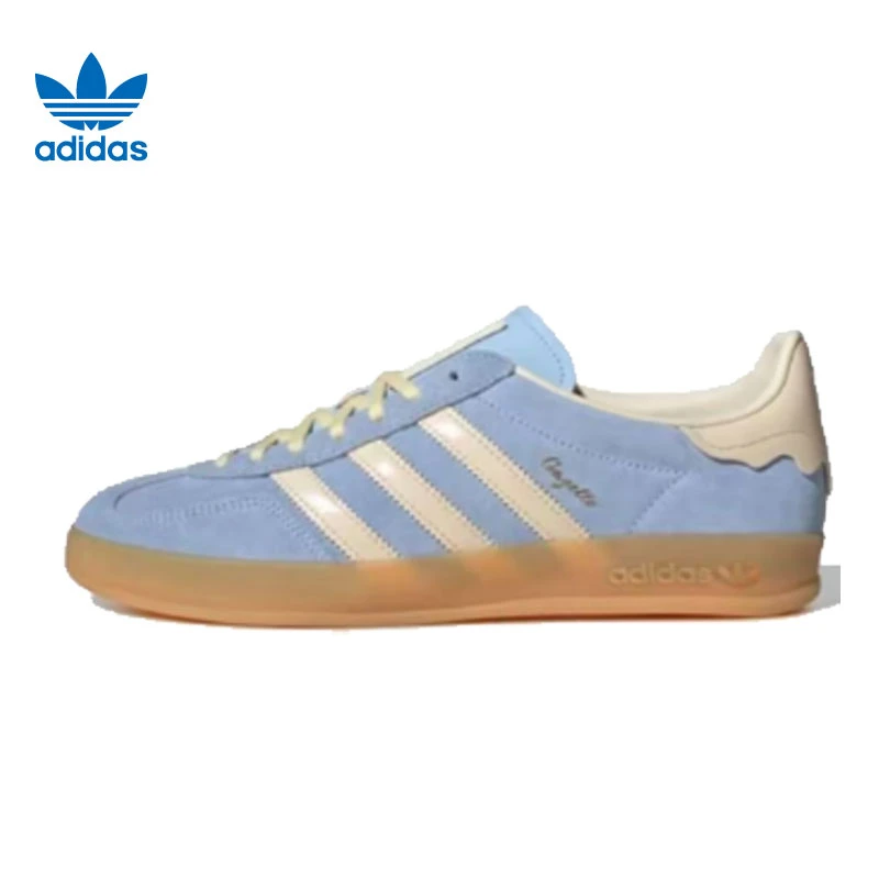 西adidas阿迪达斯三叶草男女鞋GAZELLE INDOOR运动鞋休闲鞋JR8029