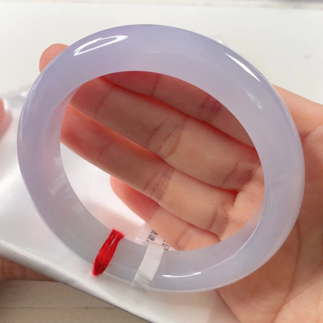 未镶嵌手镯翡翠 正圈358冰紫⭐⭐⭐⭐⭐强烈推荐