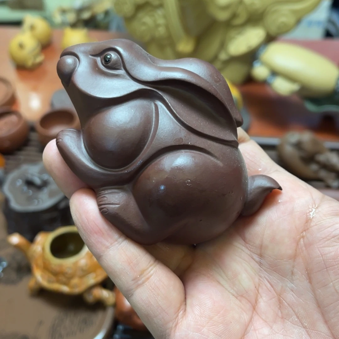 紫砂茶宠紫砂瑕疵