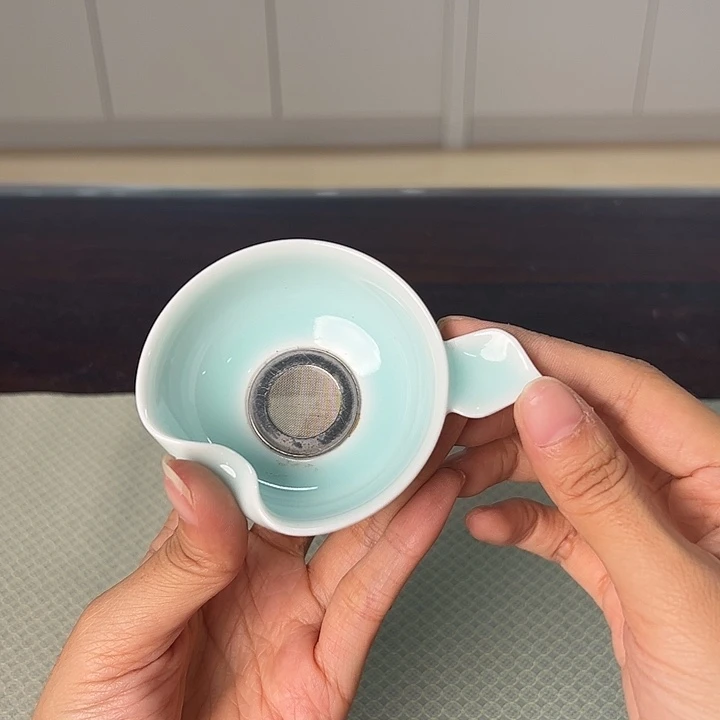 龙泉云间青瓷小米茶器