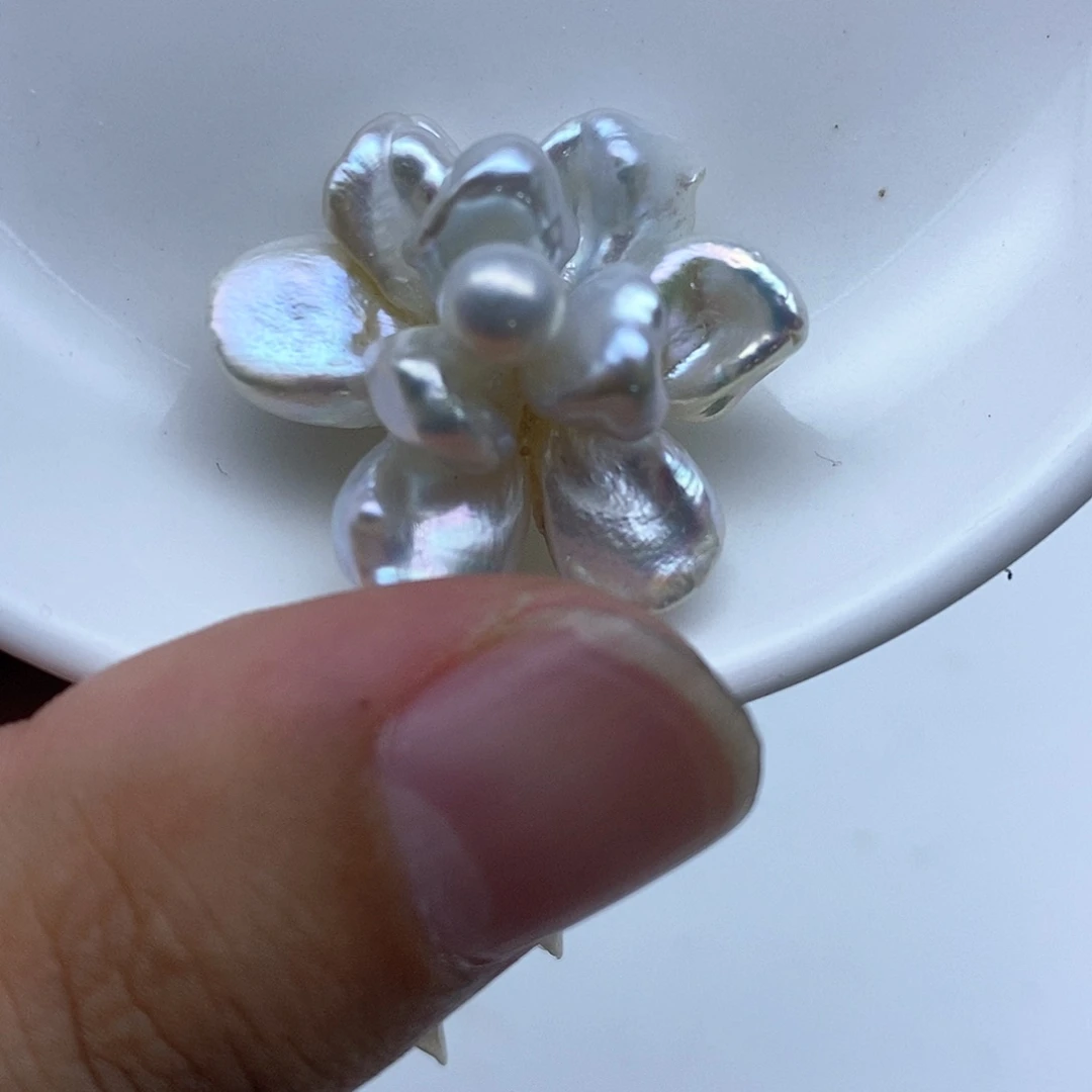 蜡***❀合金吊坠淡水珍珠