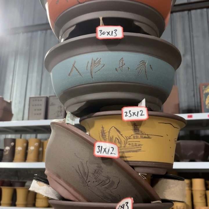 紫砂花盆              100-5