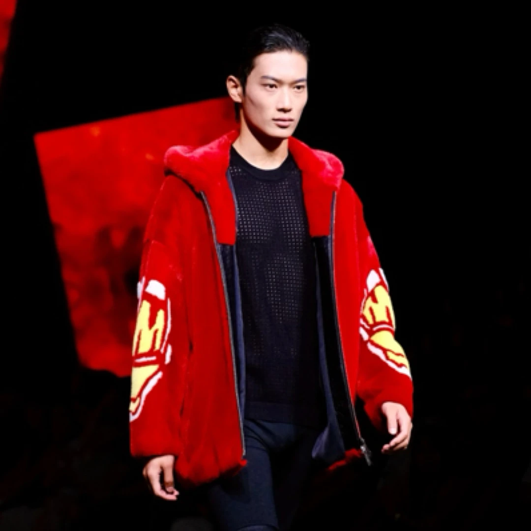 XXN限量秀款！丹麦进口高品质母貂漫威钢铁侠潮流个性翻领外套男