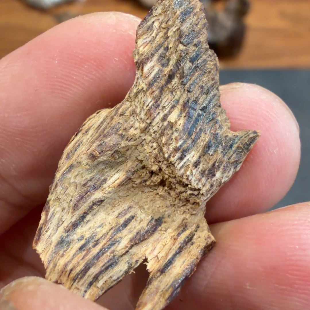 树脂制品顶级港土熟紫棋韵 1.15 克沉水