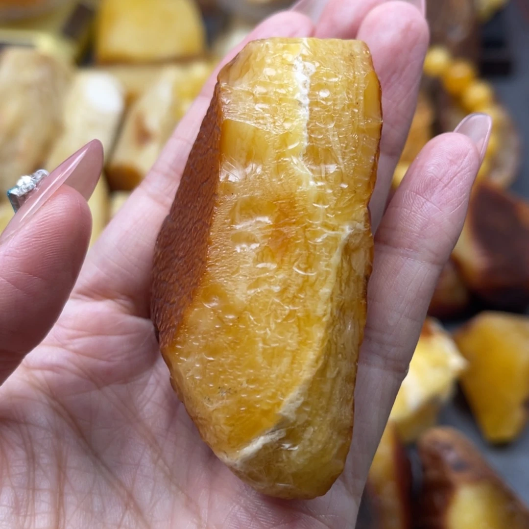 【闪购商品】未镶嵌定制琥珀天然琥珀蜜蜡原石定制