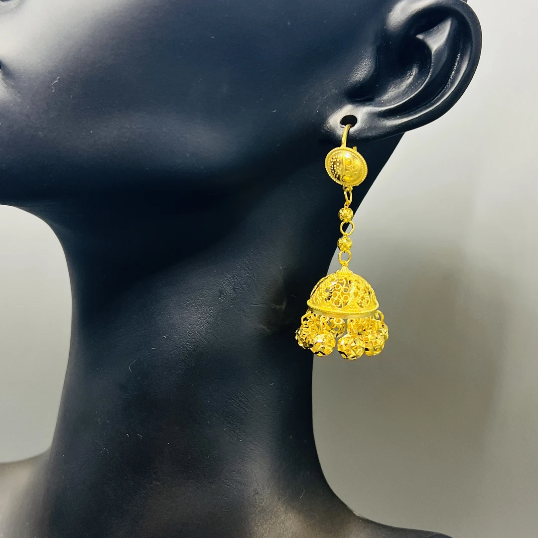 A播 11.44g足金999耳饰d