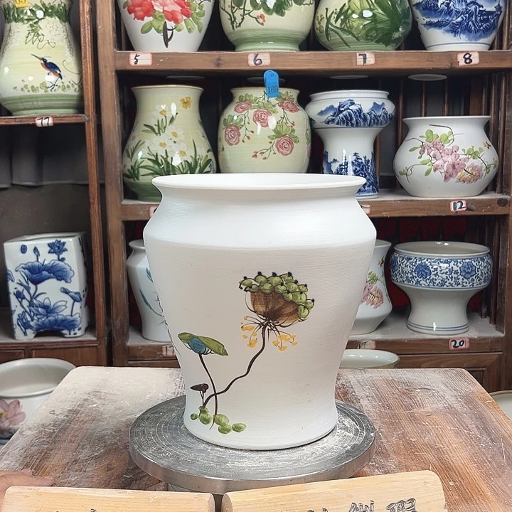 陶瓷小脚莲子新款新款陶瓷陶瓷
