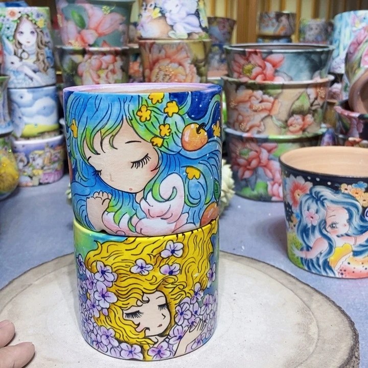 景德镇艺术手绘作品