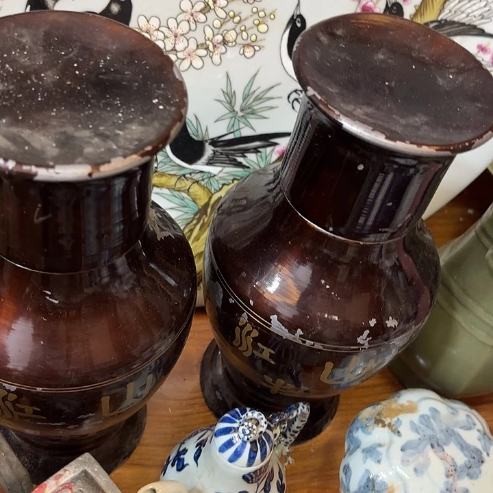 杏***春陶瓷摆件不固定一对