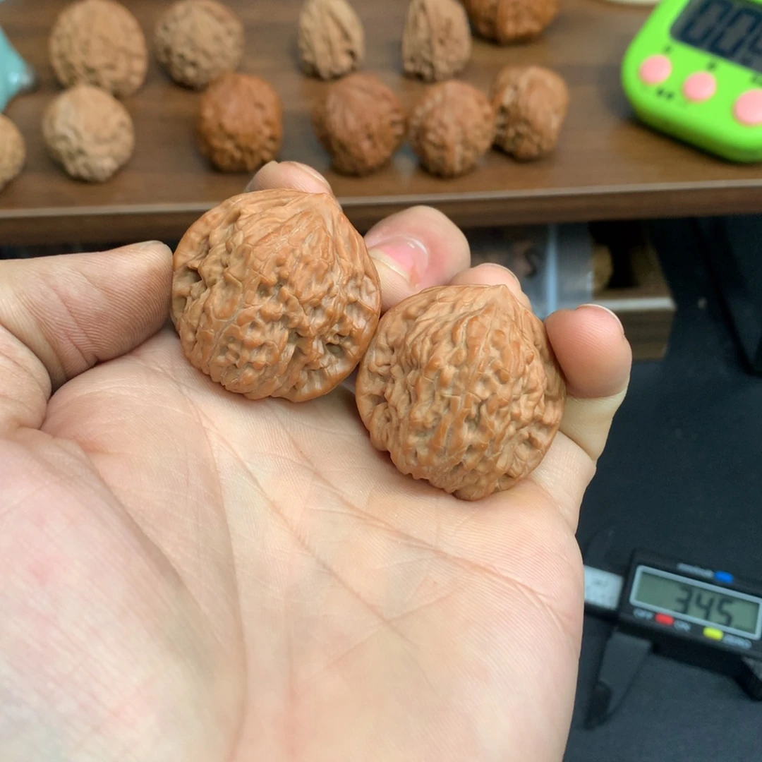 把件文玩核桃34小红（强烈推荐）