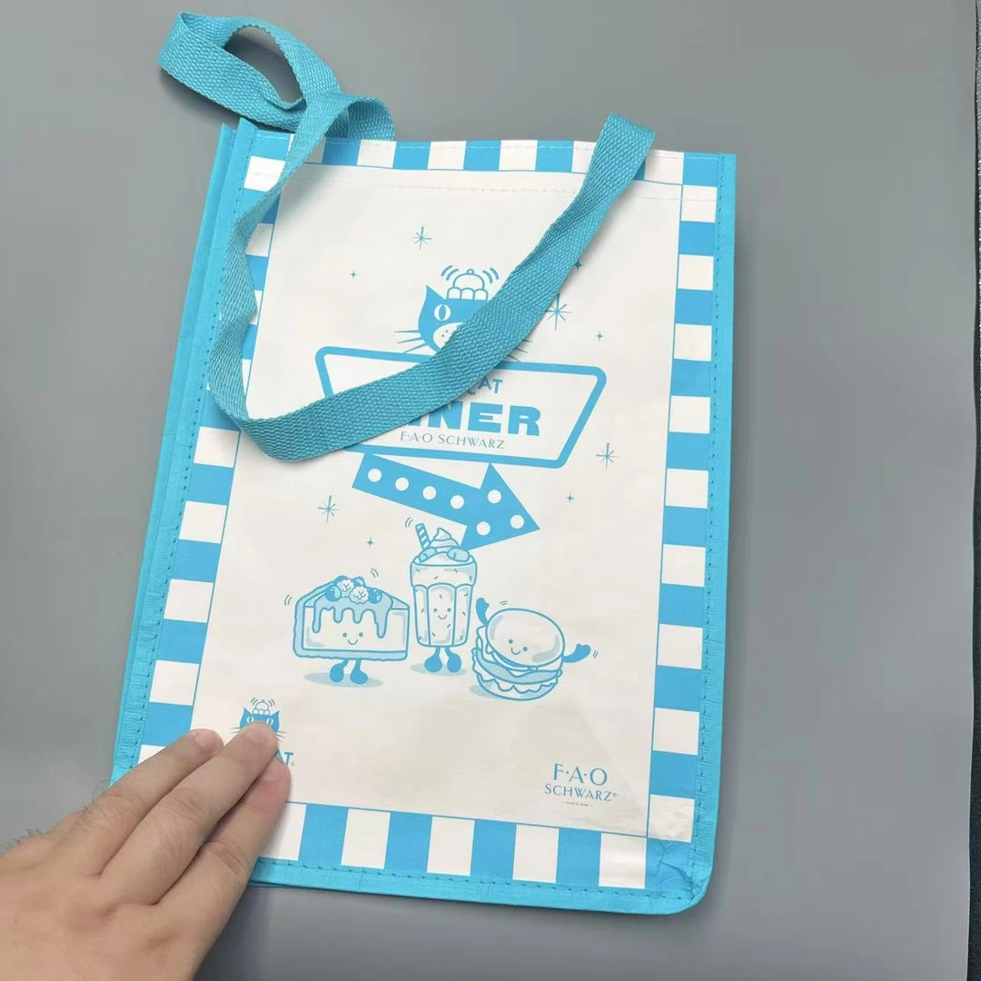 K251784  2个 卡通手提购物袋 环保袋35*25.5*15cm
