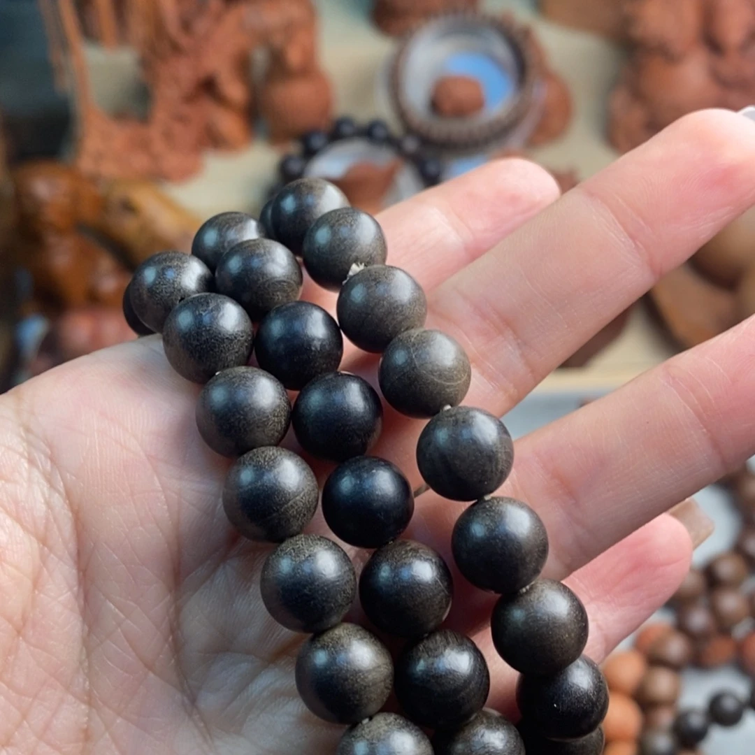 刁***六檀香木手串/手链老山檀阴沉10.108