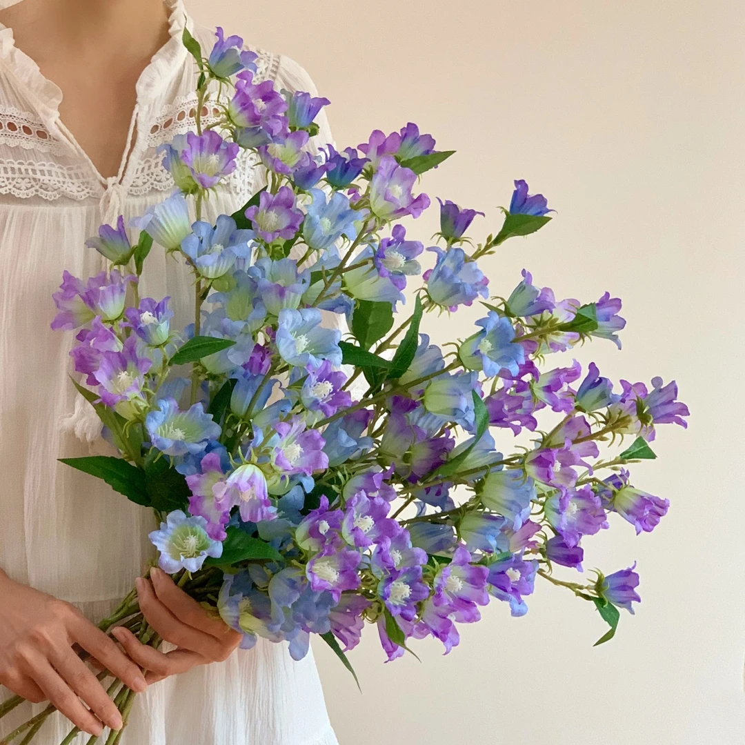 高级感风铃花仿真花客厅餐桌花铃兰花假花插花装饰品软装摆件ins