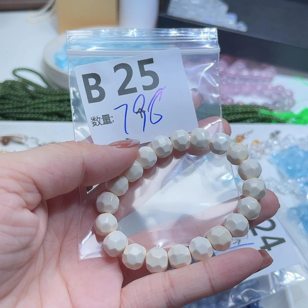 牧***人未镶嵌水晶珠宝半成品B25。
